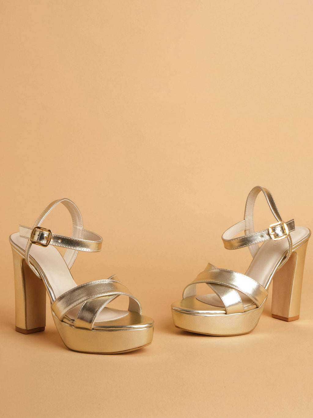Veronic Beige Heels | H78 - view 12