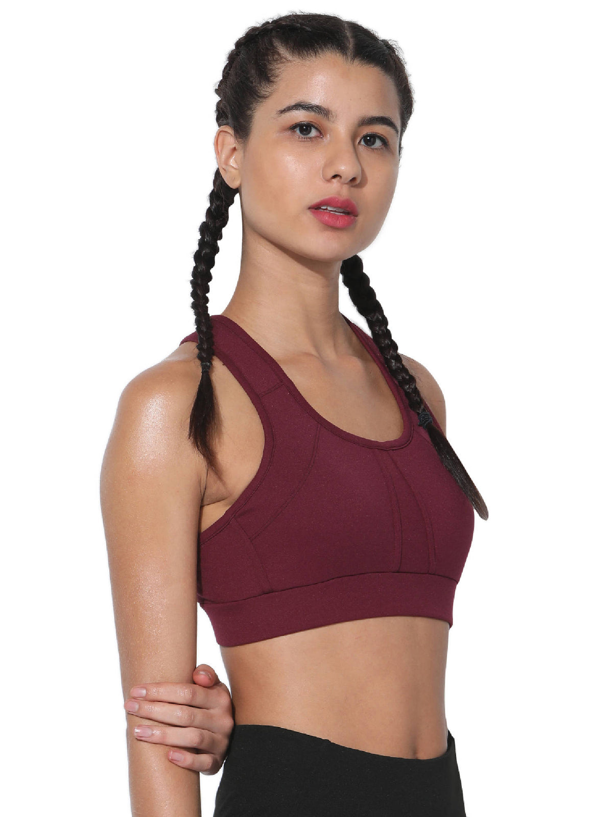 Women Flex Sports Bra - Purple | sb09 - view 3