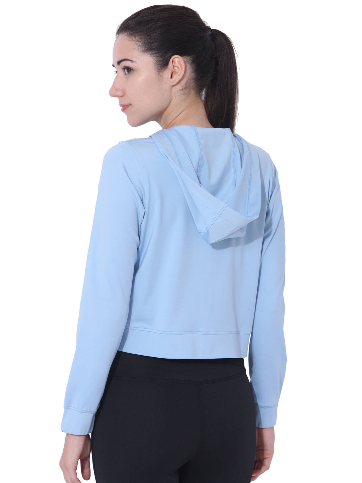 Women Crop Jacket - Blue | JK12 - view 3