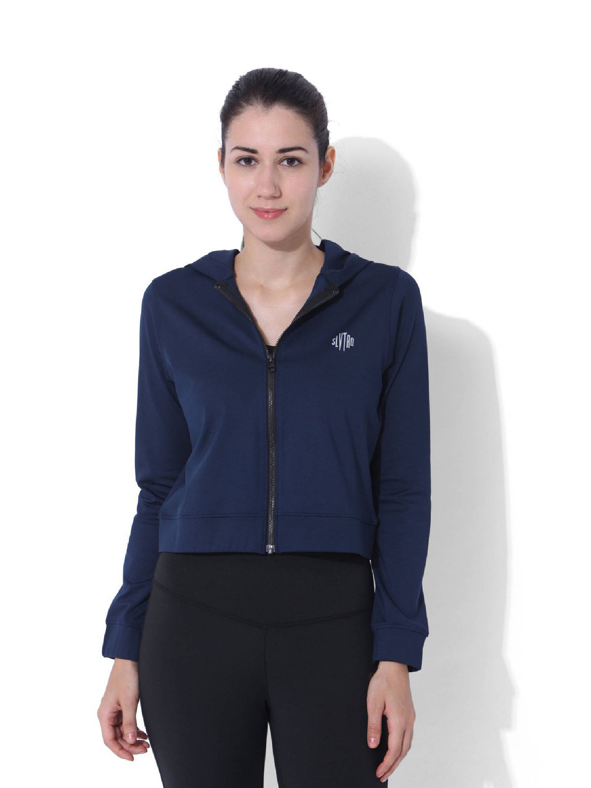 Women Crop Jacket - Blue | JK12 - view 8