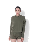 Women Balance Split Sleeve Hoodie - Black | HD56 - view 7