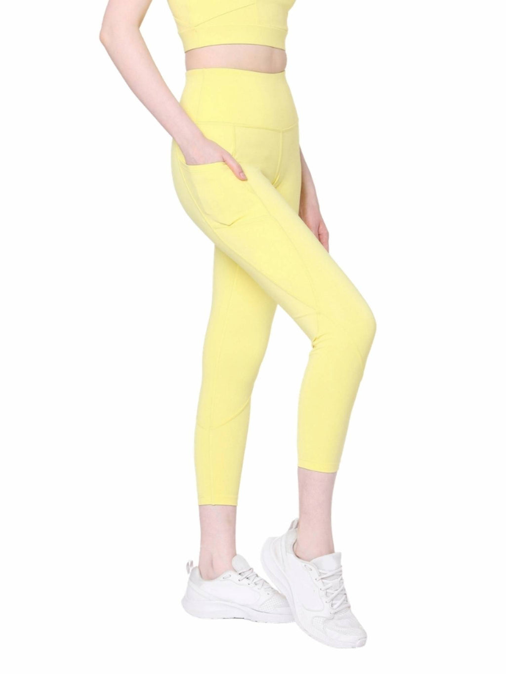 Aura Leggings Candy Floss - Yellow | L90 - view 4