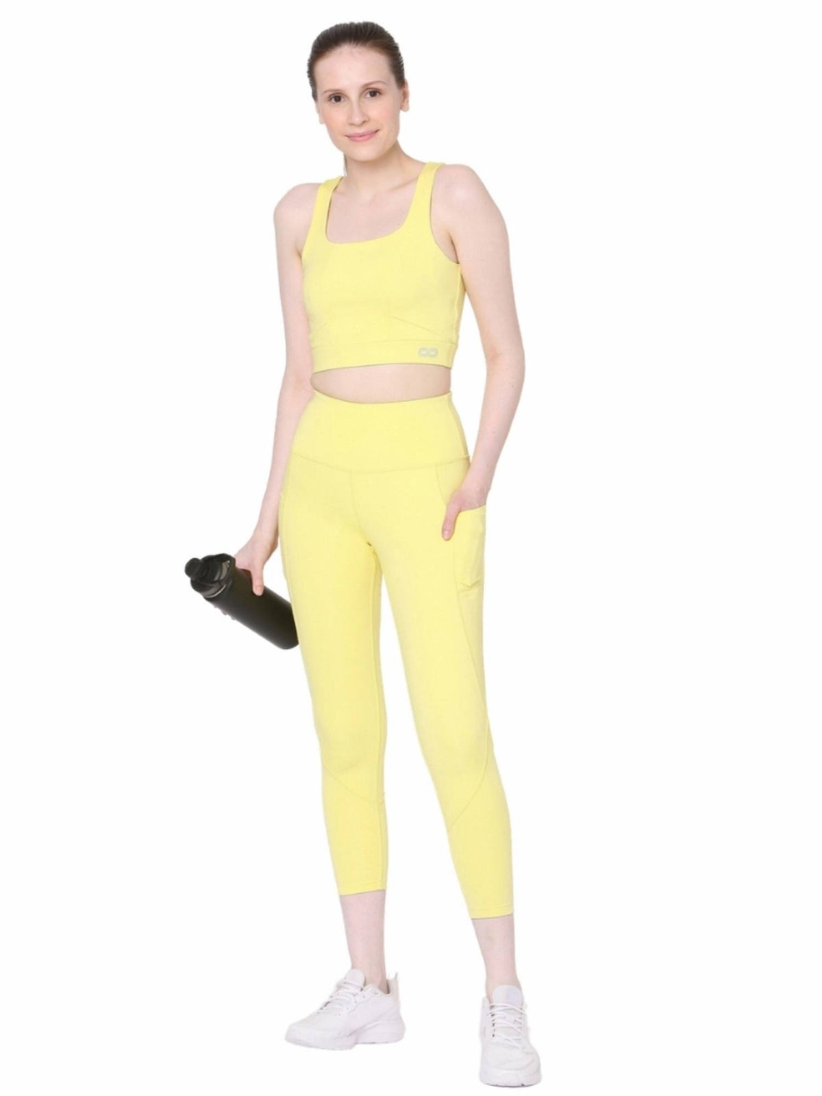 Aura Leggings Candy Floss - Yellow | L90 - view 6