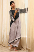Grey Printed Straight Kurta Set CO87
