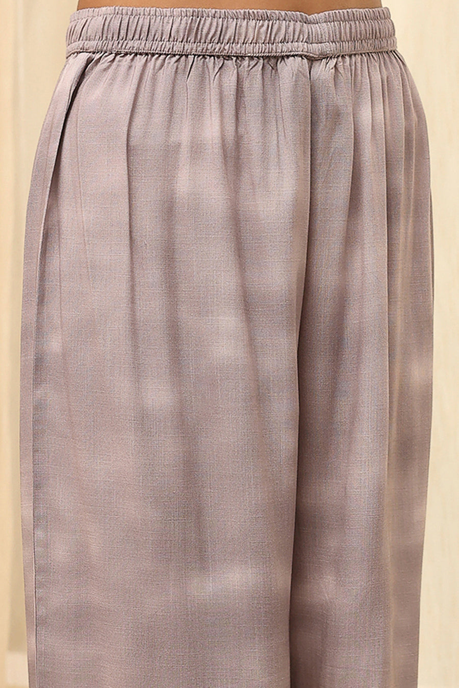 Grey Printed Straight Kurta Set CO87